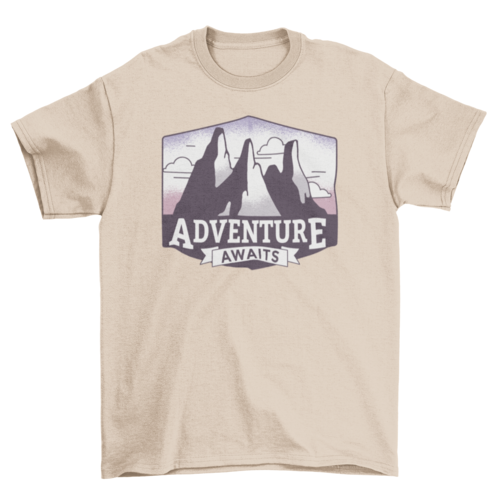 Adventure awaits t-shirt