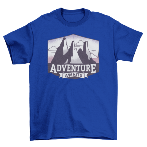 Adventure awaits t-shirt