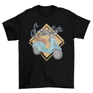 New Mexico Scooter motorcycle t-shirt