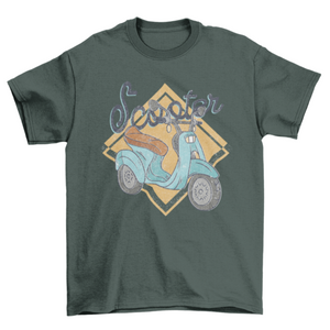 New Mexico Scooter motorcycle t-shirt