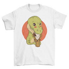 Load image into Gallery viewer, Dinosaur Snacking T-Shirt
