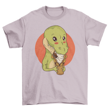 Load image into Gallery viewer, Dinosaur Snacking T-Shirt
