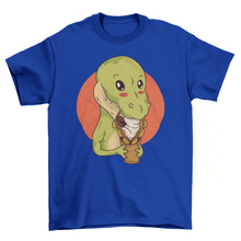 Load image into Gallery viewer, Dinosaur Snacking T-Shirt
