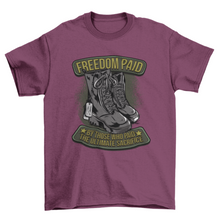 Load image into Gallery viewer, Army Freedom T-Shirt Design
