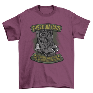 Army Freedom T-Shirt Design