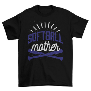 Softball Mother T-shirt Design