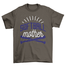 Load image into Gallery viewer, Softball Mother T-shirt Design
