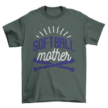 Load image into Gallery viewer, Softball Mother T-shirt Design
