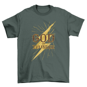 God of thunder t-shirt