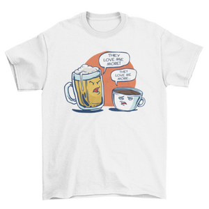 Beer Vs Coffee T-shirt