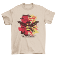 Load image into Gallery viewer, Bee the difference t-shirt
