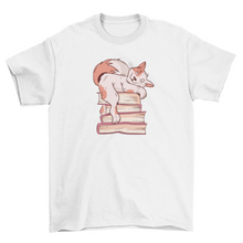 Load image into Gallery viewer, Cat books t-shirt
