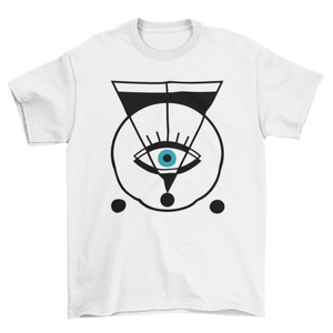 Geometric eye t-shirt