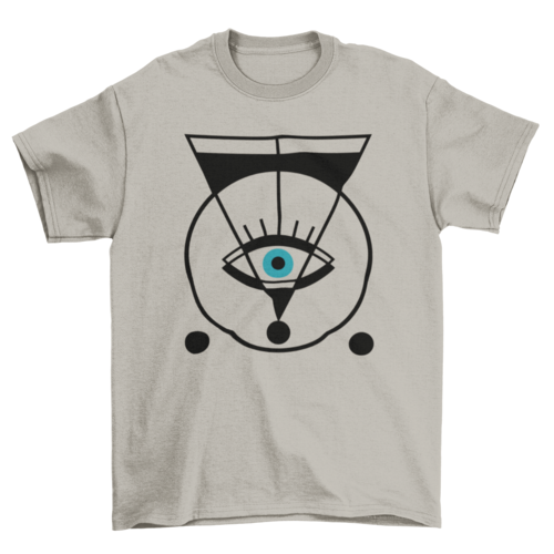 Geometric eye t-shirt