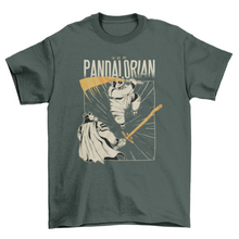 Load image into Gallery viewer, Funny Panda bear Fighting Swordsman Quote &quot;THE PANDALORIAN&quot; Parody
