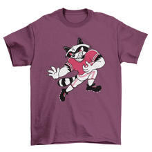 Load image into Gallery viewer, Football Raccoon T-shirt
