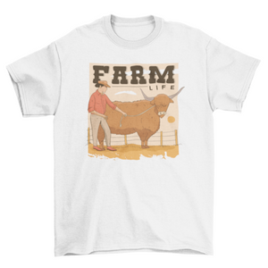 Farm Life Quote T-shirt