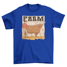 Load image into Gallery viewer, Farm Life Quote T-shirt
