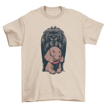 Load image into Gallery viewer, Dog Lion Shadow T-shirt
