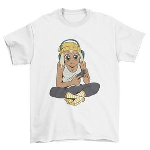 Gamer girl t-shirt design