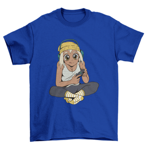 Gamer girl t-shirt design