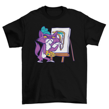 Load image into Gallery viewer, Dali cat t-shirt
