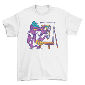 Dali cat t-shirt