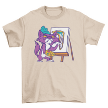 Load image into Gallery viewer, Dali cat t-shirt
