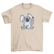 Load image into Gallery viewer, Cute happy koala t-shirt
