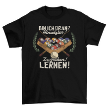 Load image into Gallery viewer, Funny German Billiard Quote T-shirt
