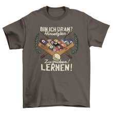 Load image into Gallery viewer, Funny German Billiard Quote T-shirt
