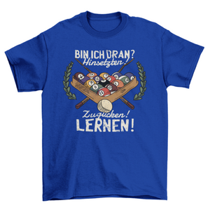 Funny German Billiard Quote T-shirt