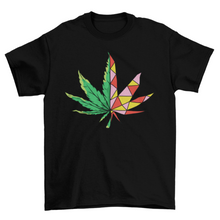 Load image into Gallery viewer, Geometric Hemp Leaf T-shirt
