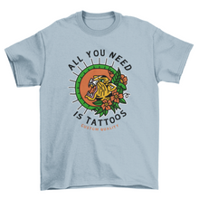 Load image into Gallery viewer, Cool Fashion Vintage Retro Tiger Tattoo quote &quot;all you need is
