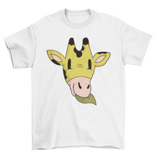 Load image into Gallery viewer, Giraffe Head Cartoon T-shirt
