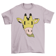 Load image into Gallery viewer, Giraffe Head Cartoon T-shirt
