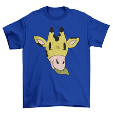 Load image into Gallery viewer, Giraffe Head Cartoon T-shirt
