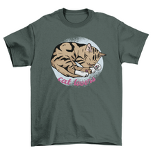 Load image into Gallery viewer, Cat Nap Quote T-shirt
