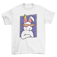 Load image into Gallery viewer, Cool rabbit t-shirt
