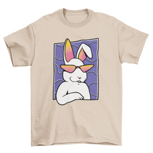 Load image into Gallery viewer, Cool rabbit t-shirt
