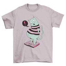 Load image into Gallery viewer, Fat cat t-shirt design
