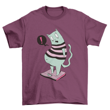 Load image into Gallery viewer, Fat cat t-shirt design
