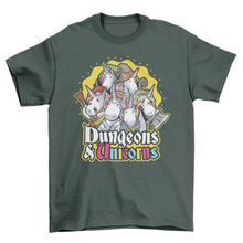 Load image into Gallery viewer, Dungeons &amp; unicorns t-shirt
