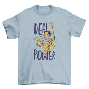 Deaf power t-shirt