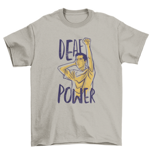 Deaf power t-shirt