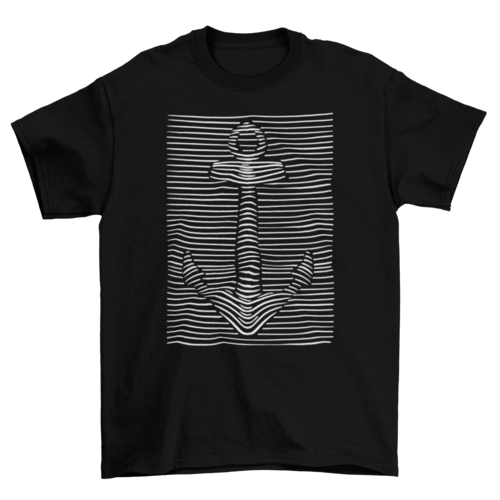 3D Trendy Anchor Modern t-shirt | Apparel