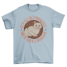 Load image into Gallery viewer, Angel cat german t-shirt
