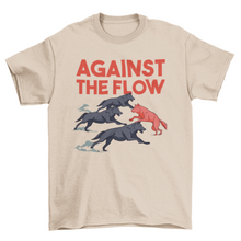 Load image into Gallery viewer, Against the flow t-shirt
