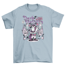 Load image into Gallery viewer, Dark unicorn comic t-shirt
