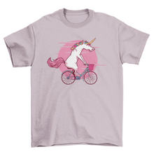 Load image into Gallery viewer, Bicycle unicorn t-shirt
